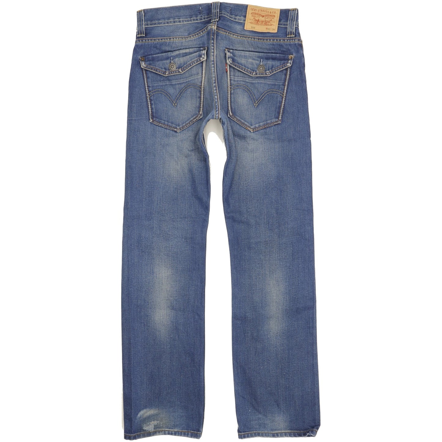 Levi's 506 Men Blue Straight Regular Jeans W32 L33