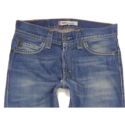 Levi's 506 Men Blue Straight Regular Jeans W32 L33
