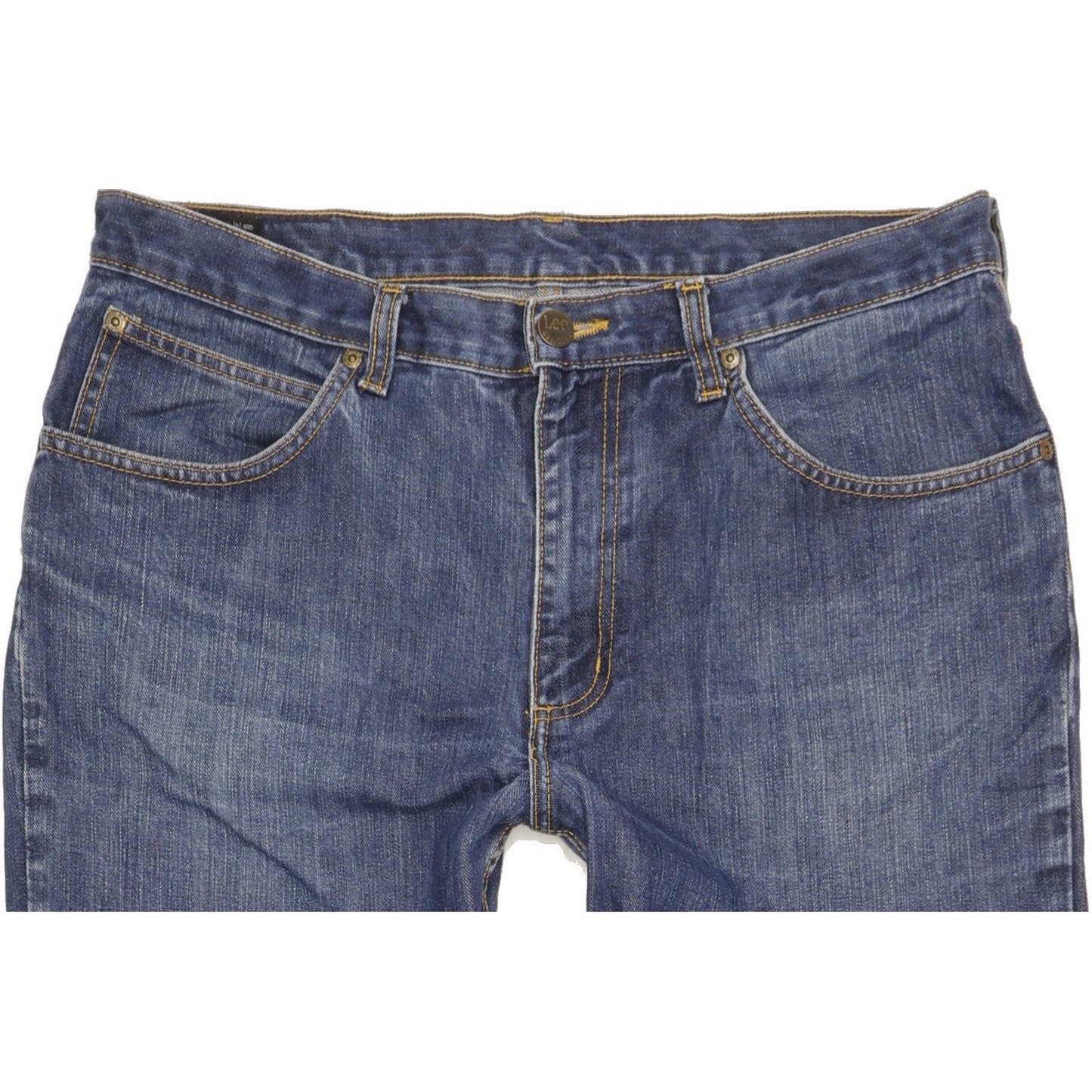Lee Brooklyn Men Blue Straight Regular Jeans W36 L30