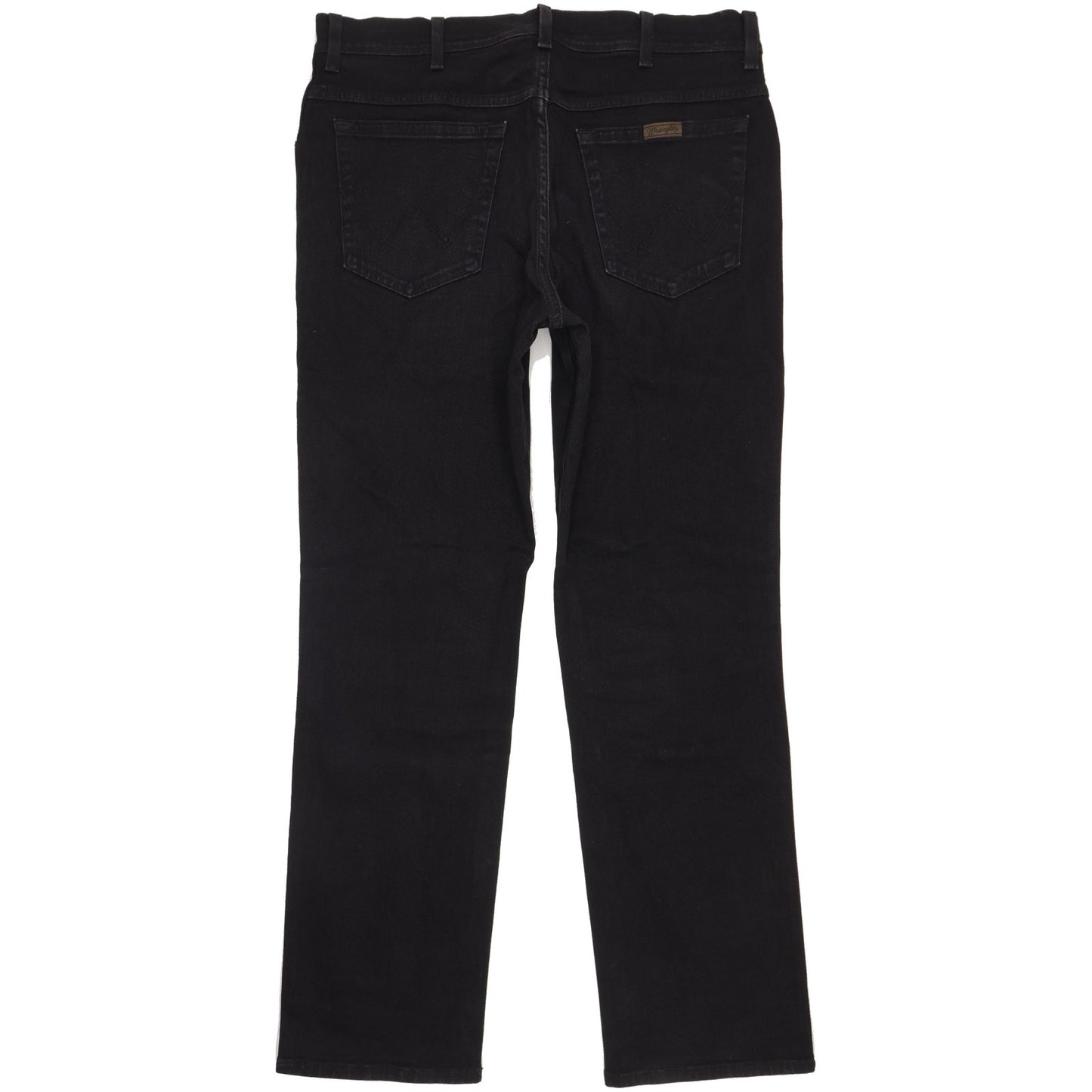 Wrangler Men Black Straight Regular Stretch Jeans W36 L32