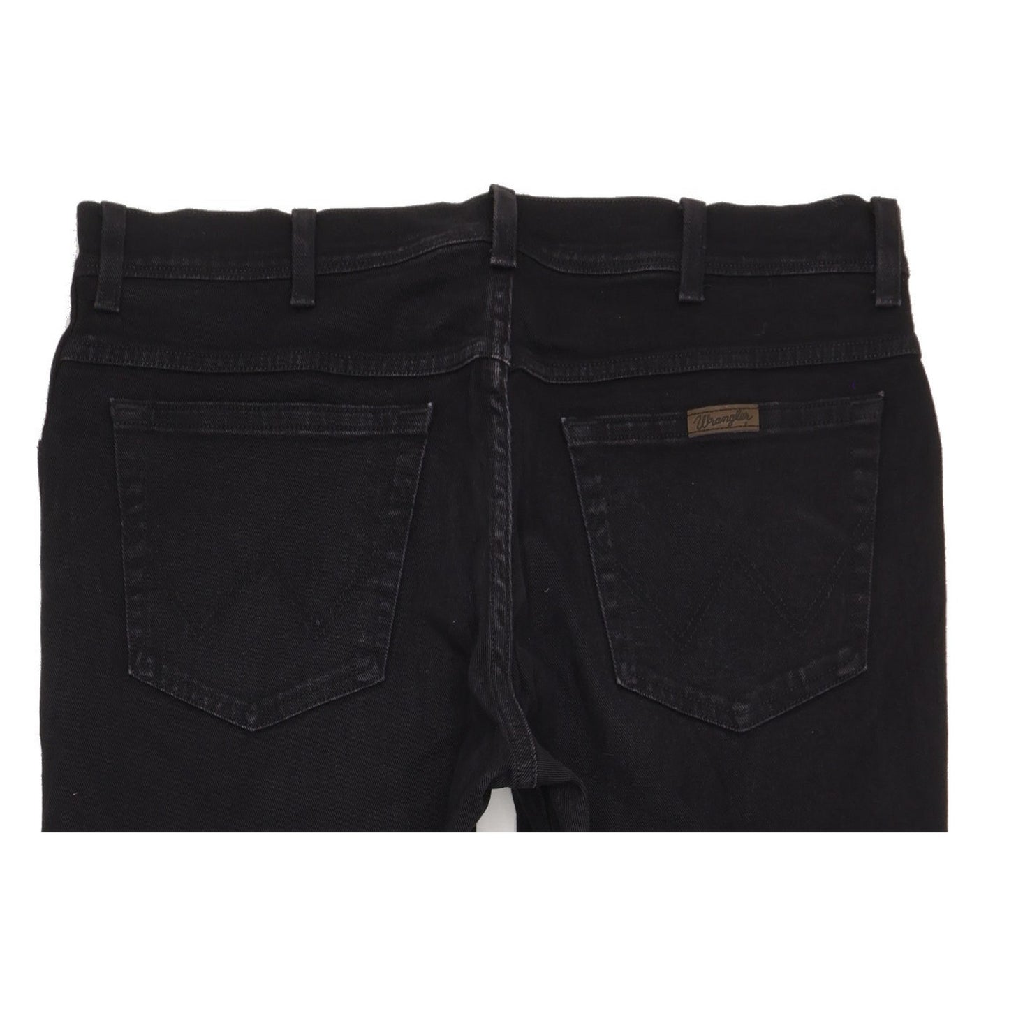 Wrangler Men Black Straight Regular Stretch Jeans W36 L32