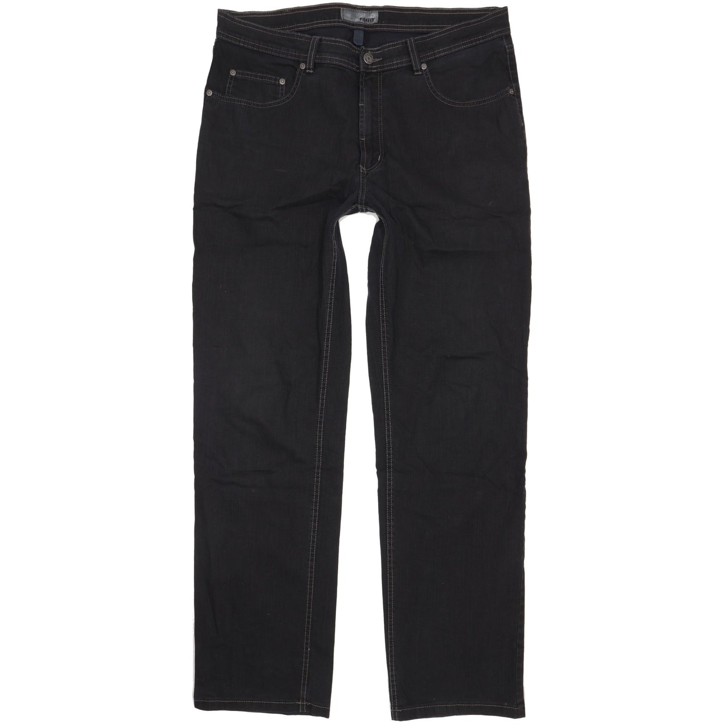 Pioneer Men Black Straight Regular Jeans W36 L33