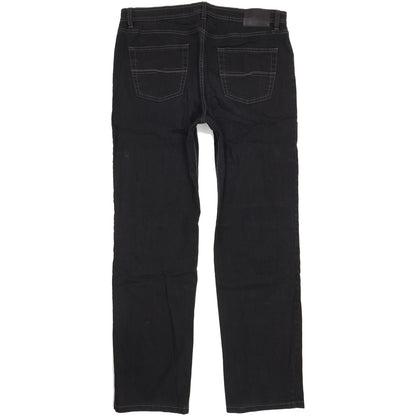 Pioneer Men Black Straight Regular Jeans W36 L33