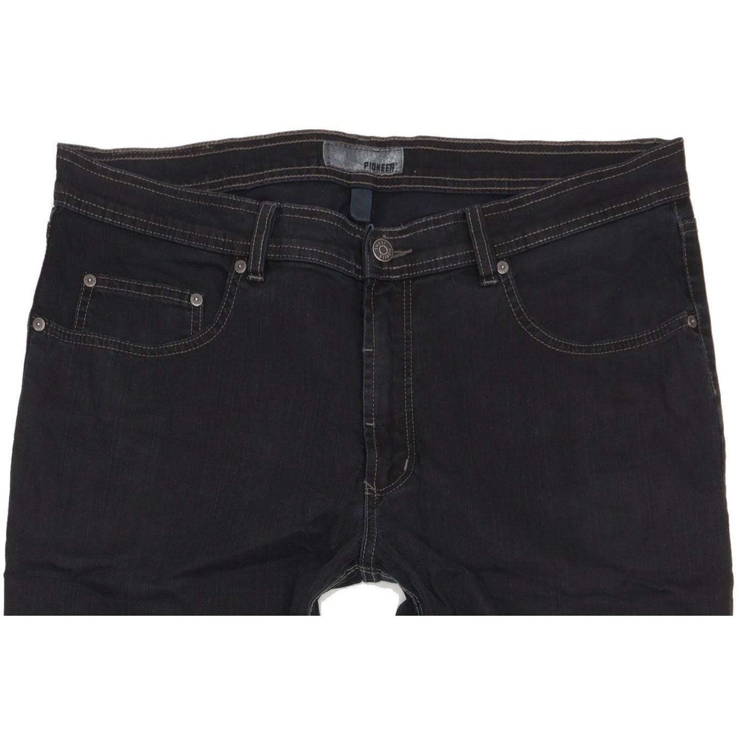 Pioneer Men Black Straight Regular Jeans W36 L33