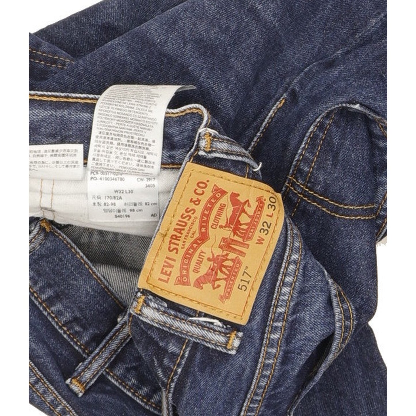 Levi's 517 Men Blue Bootcut Regular Jeans W32 L30