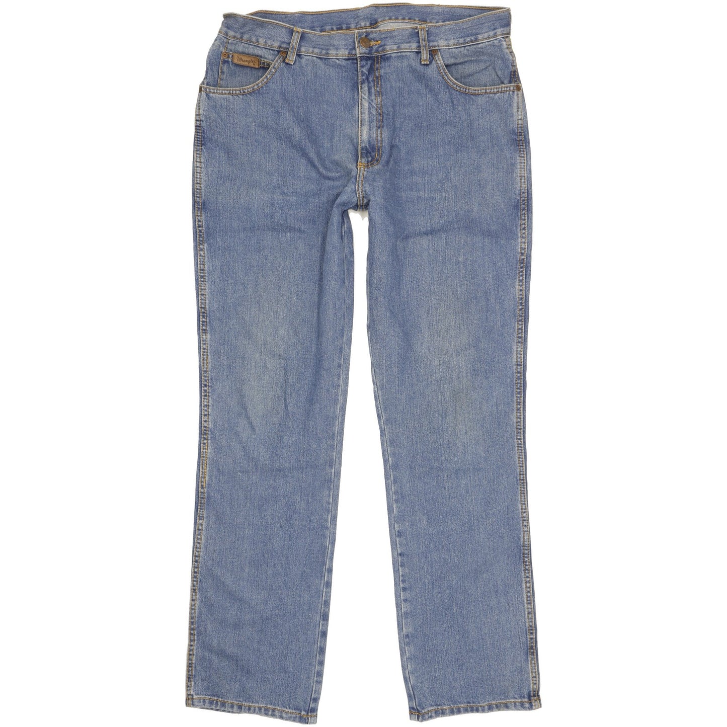 Wrangler Texas Men Blue Straight Regular Jeans W38 L34