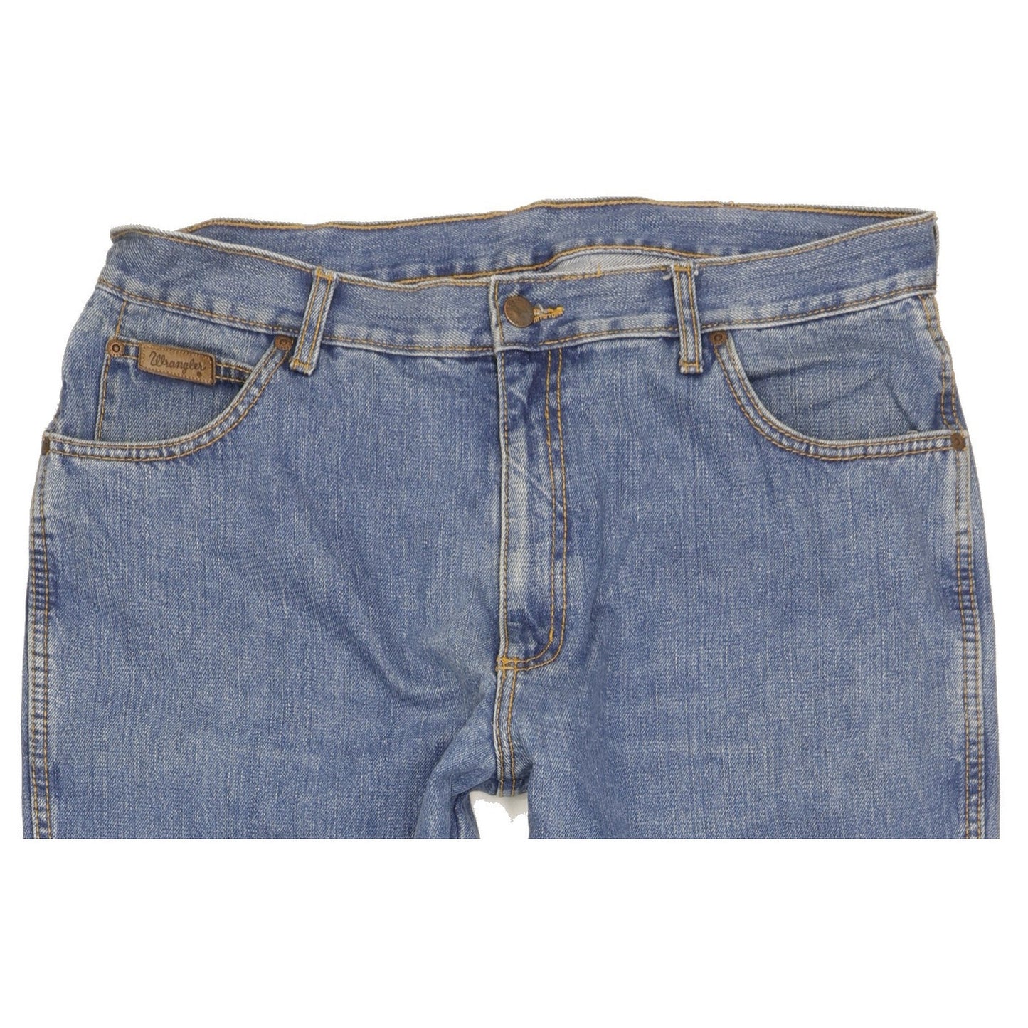 Wrangler Texas Men Blue Straight Regular Jeans W38 L34