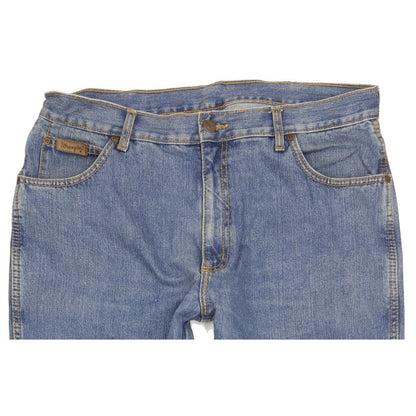 Wrangler Texas Men Blue Straight Regular Jeans W38 L34