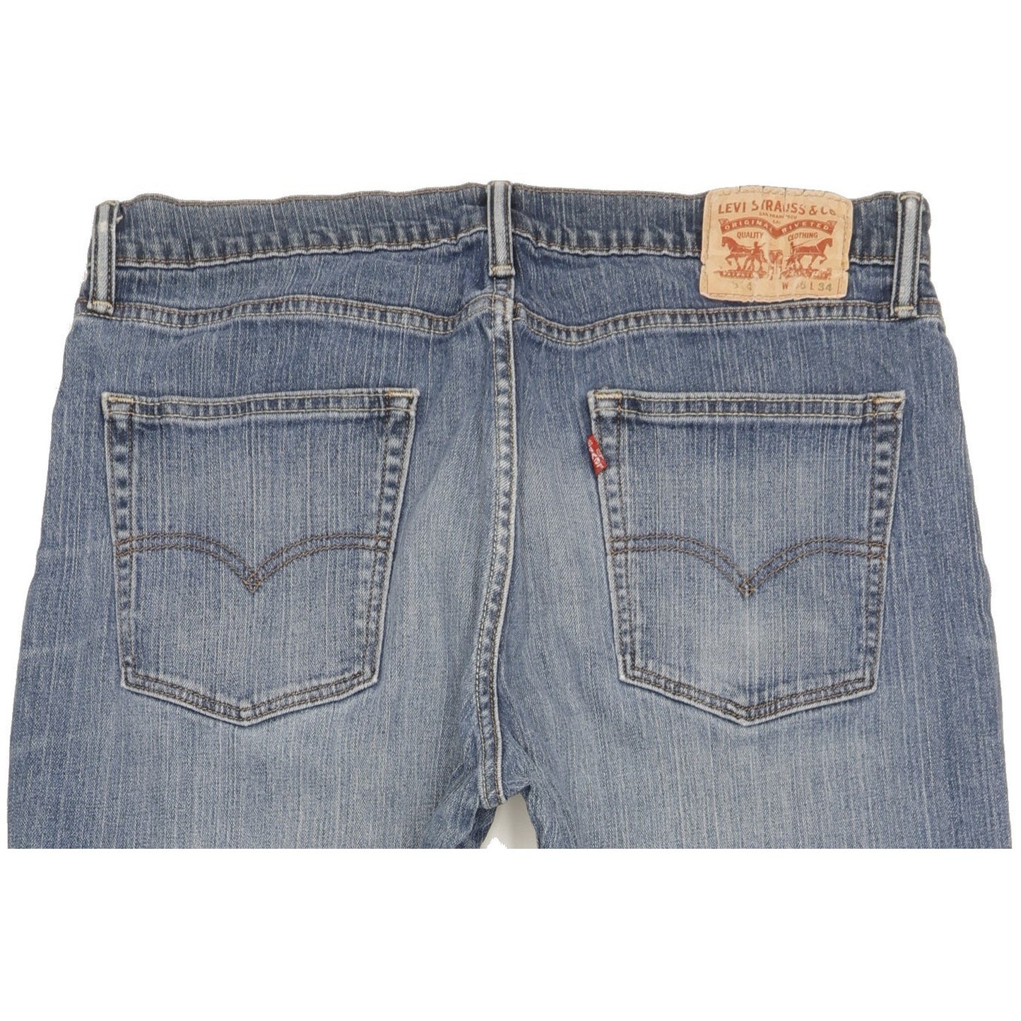 Levi's 514 Men Blue Straight Slim Stretch Jeans W36 L33