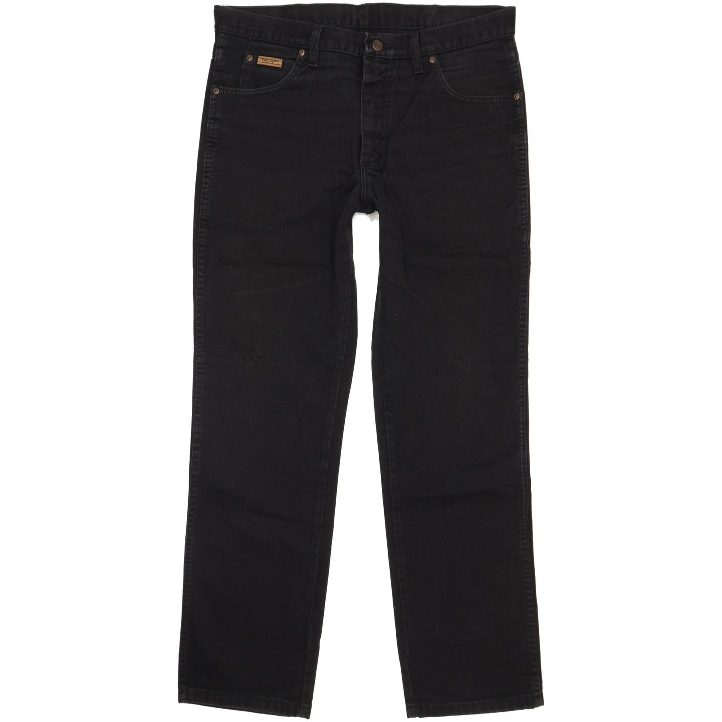 Wrangler Texas Men Black Straight Regular Jeans W36 L32
