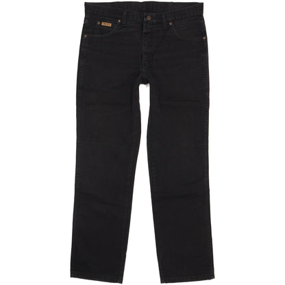 Wrangler Texas Men Black Straight Regular Jeans W36 L32