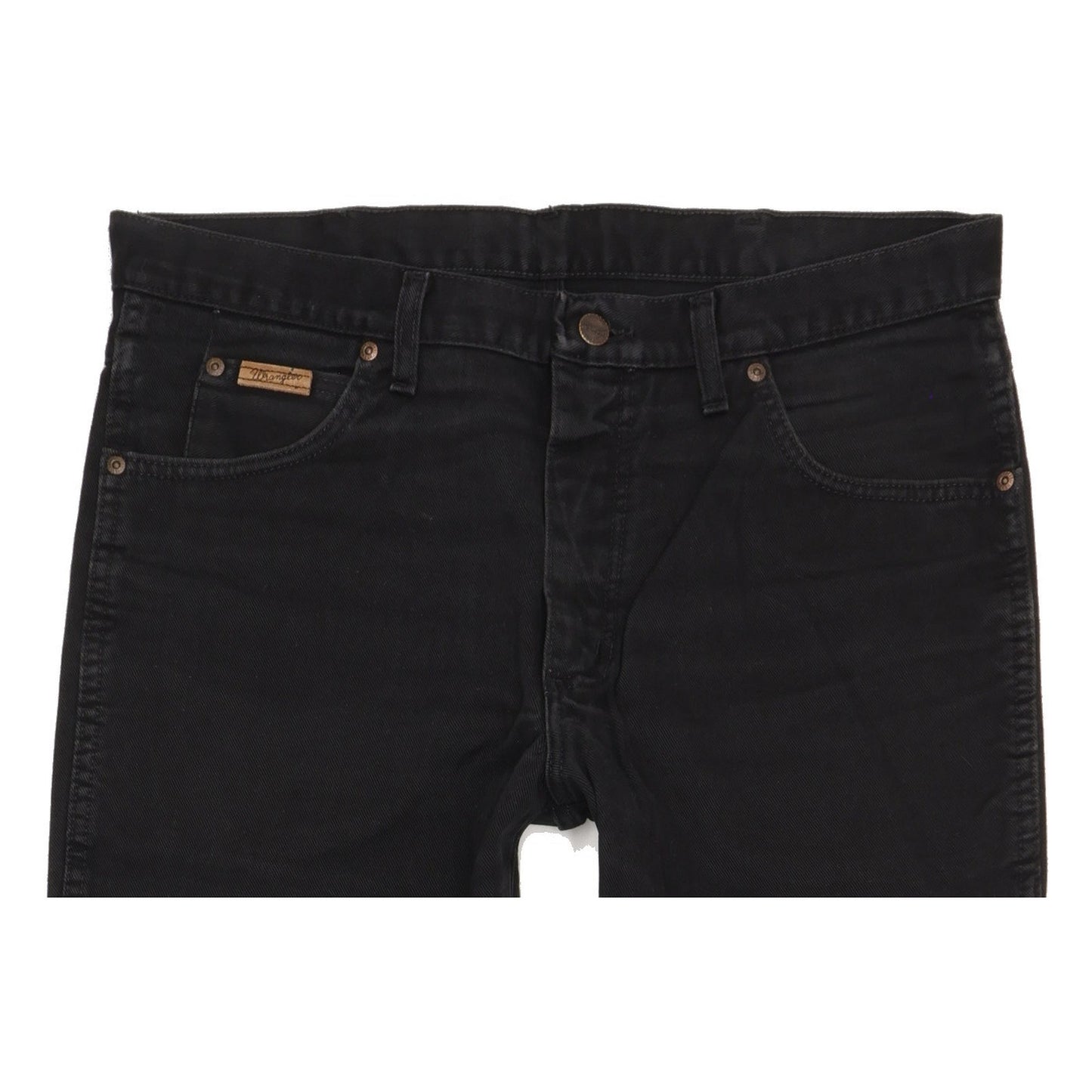 Wrangler Texas Men Black Straight Regular Jeans W36 L32