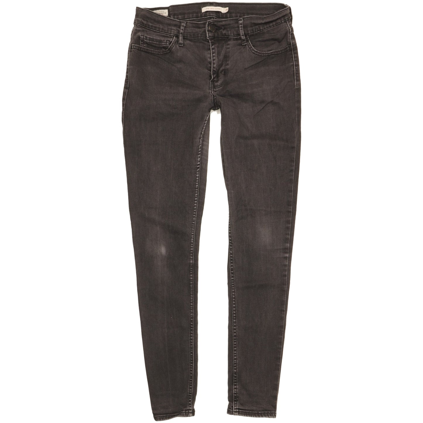 Levi's 710 Super Women Grey Skinny Slim Stretch Jeans W29 L29