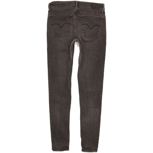 Levi's 710 Super Women Grey Skinny Slim Stretch Jeans W29 L29