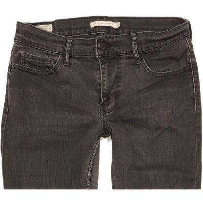 Levi's 710 Super Women Grey Skinny Slim Stretch Jeans W29 L29