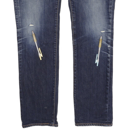 Levi's 511 Men Blue Straight Slim Stretch Jeans W36 L35