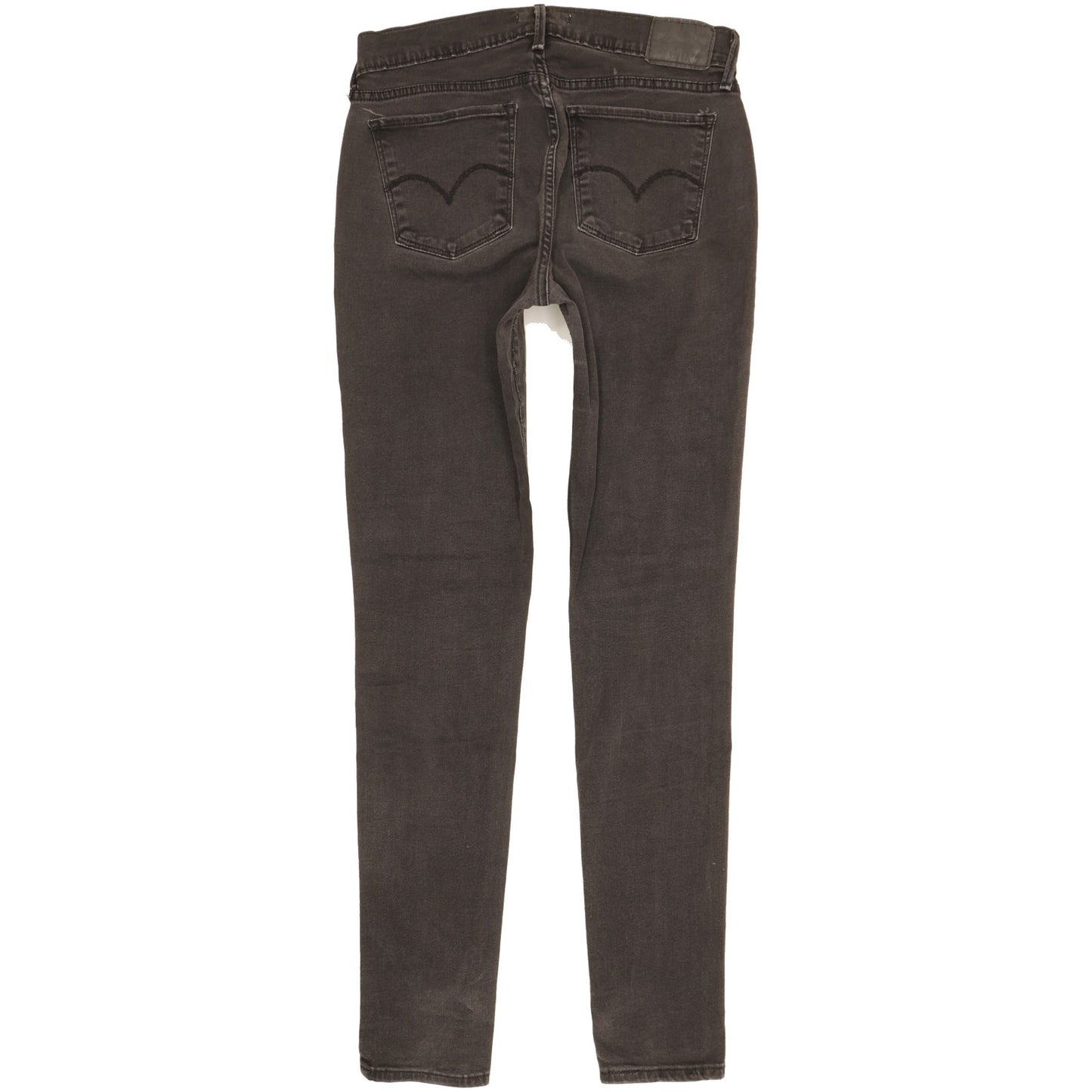 Levi's 710 Super Women Black Skinny Slim Stretch Jeans W30 L32