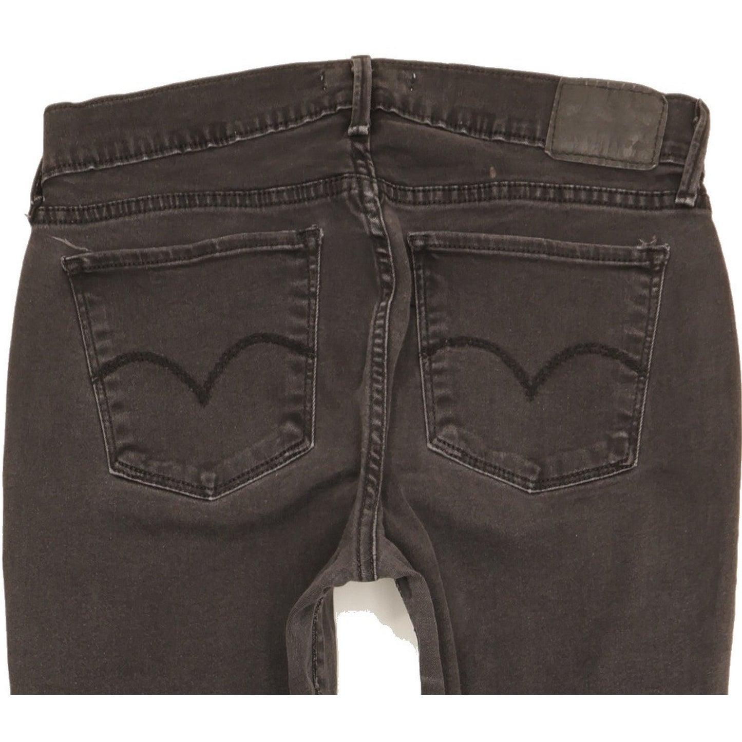 Levi's 710 Super Women Black Skinny Slim Stretch Jeans W30 L32
