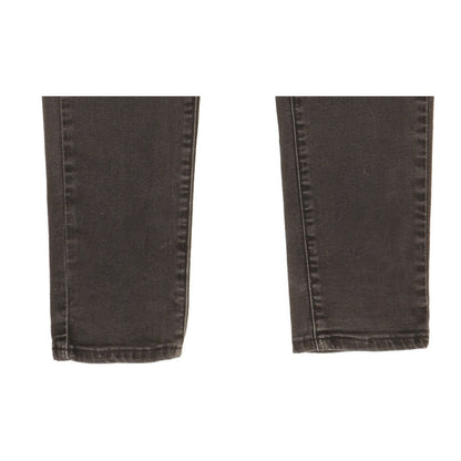Levi's 710 Super Women Black Skinny Slim Stretch Jeans W30 L32