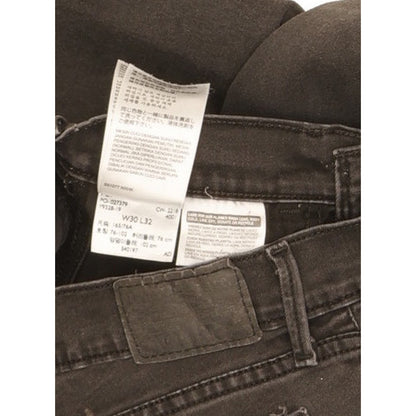 Levi's 710 Super Women Black Skinny Slim Stretch Jeans W30 L32