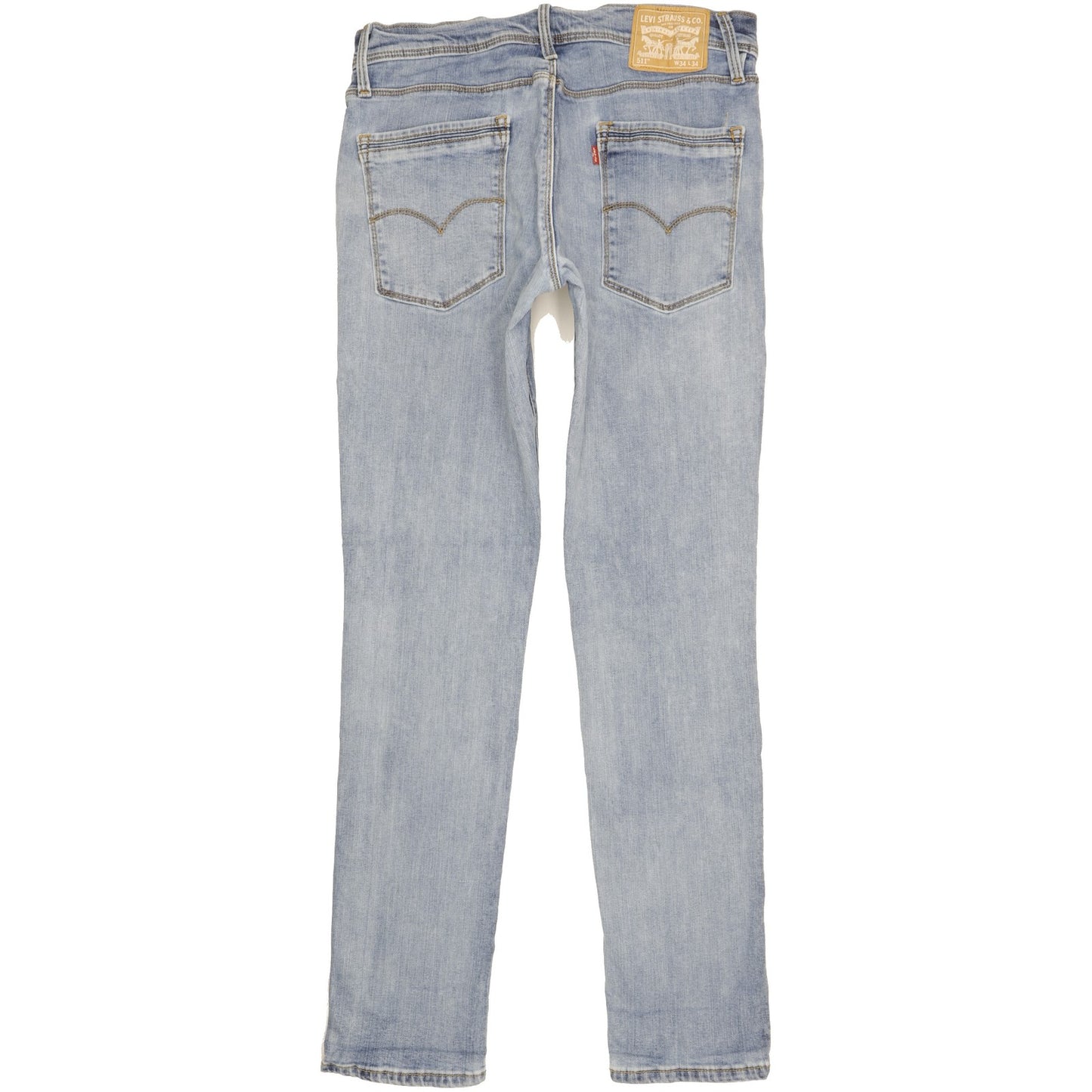 Levi's 511 Men Blue Straight Slim Stretch Jeans W34 L34