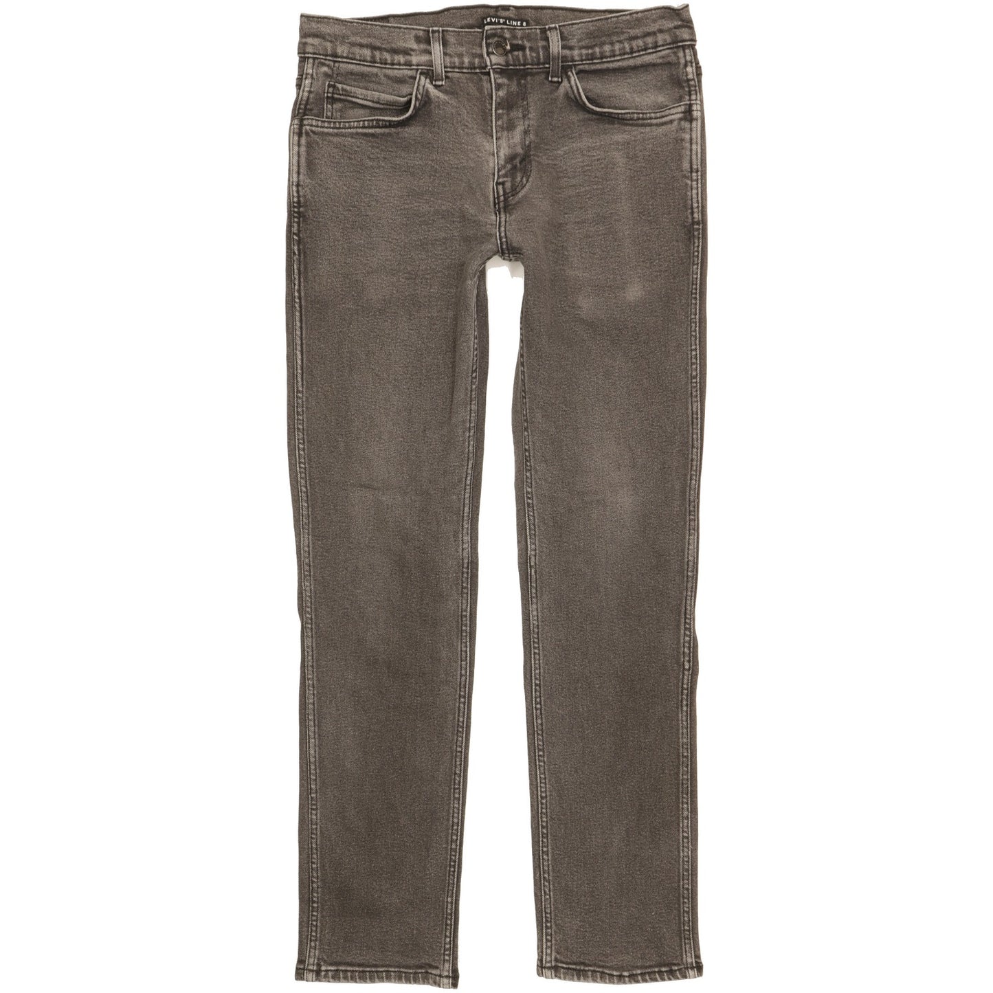 Levi's Line 8 Men Grey Skinny Slim Stretch Jeans W32 L31