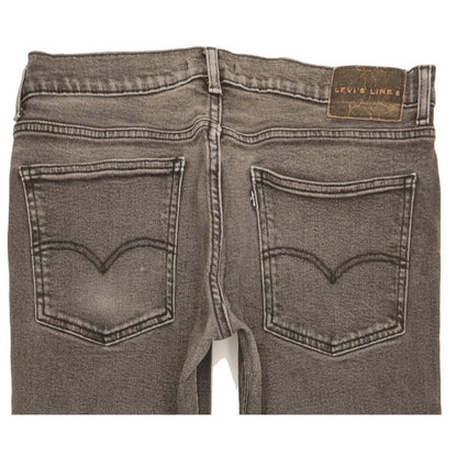 Levi's Line 8 Men Grey Skinny Slim Stretch Jeans W32 L31
