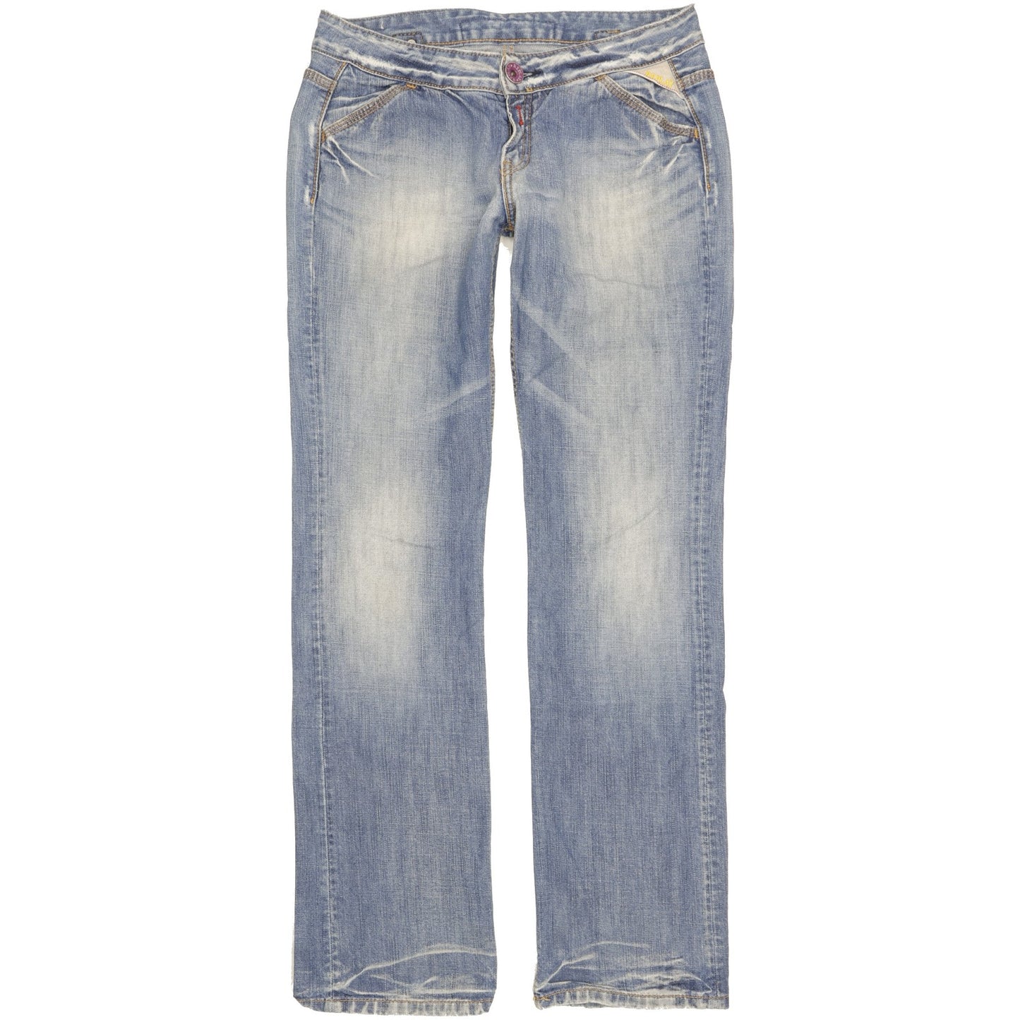 Replay Women Blue Straight Slim Jeans W31 L33