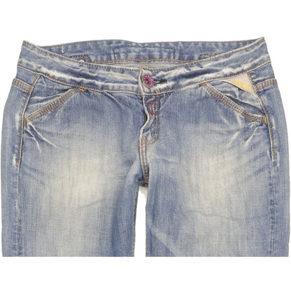 Replay Women Blue Straight Slim Jeans W31 L33