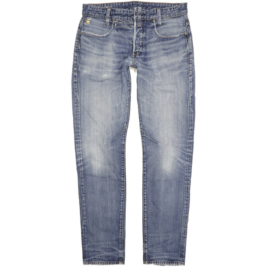 G-Star D-Staq Men Blue Tapered Relaxed Jeans W32 L33