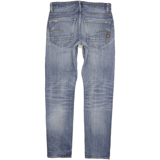 G-Star D-Staq Men Blue Tapered Relaxed Jeans W32 L33