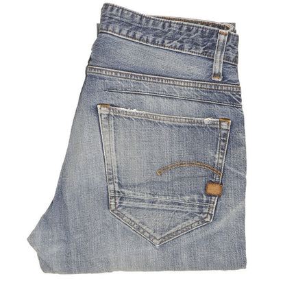 G-Star D-Staq Men Blue Tapered Relaxed Jeans W32 L33