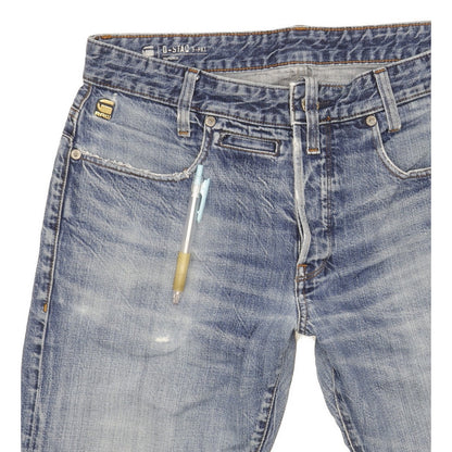 G-Star D-Staq Men Blue Tapered Relaxed Jeans W32 L33