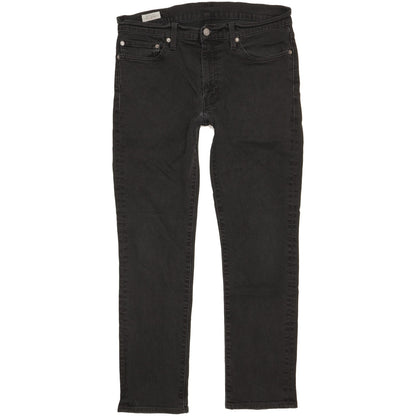 Levi's 511 Men Black Straight Slim Stretch Jeans W34 L28
