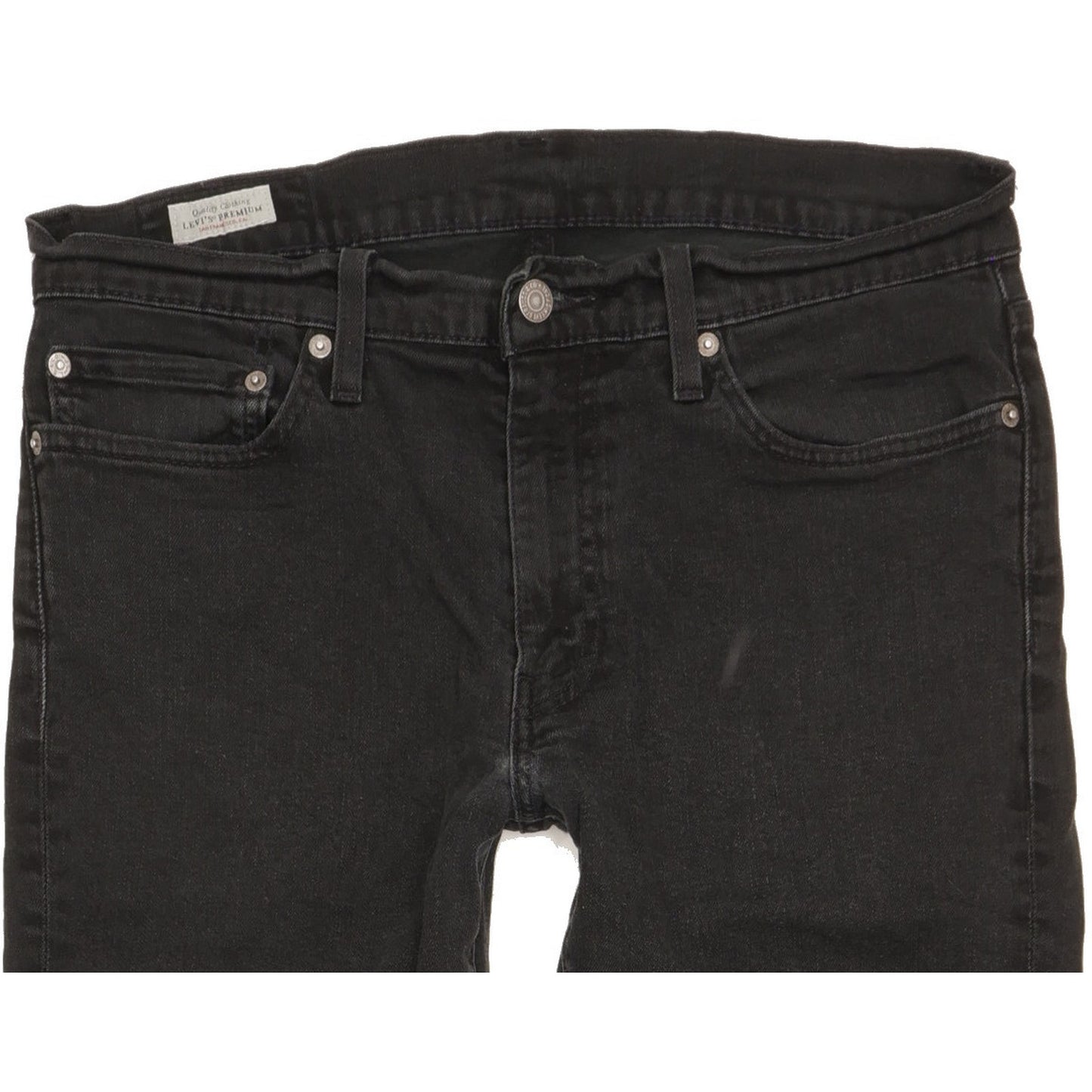 Levi's 511 Men Black Straight Slim Stretch Jeans W34 L28