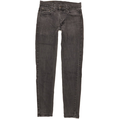 Levi's 512 Lo-Ball Men Black Tapered Slim Stretch Jeans W30 L32