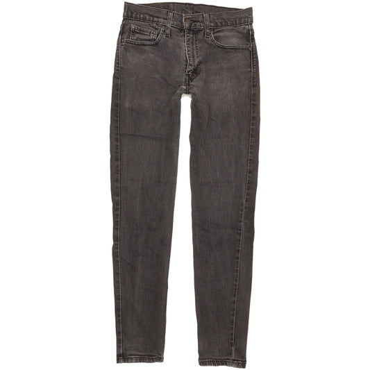 Levi's 512 Lo-Ball Men Black Tapered Slim Stretch Jeans W30 L32