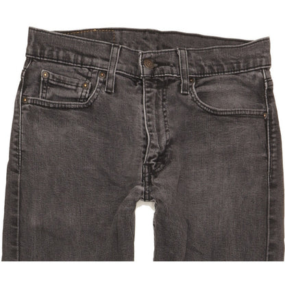 Levi's 512 Lo-Ball Men Black Tapered Slim Stretch Jeans W30 L32