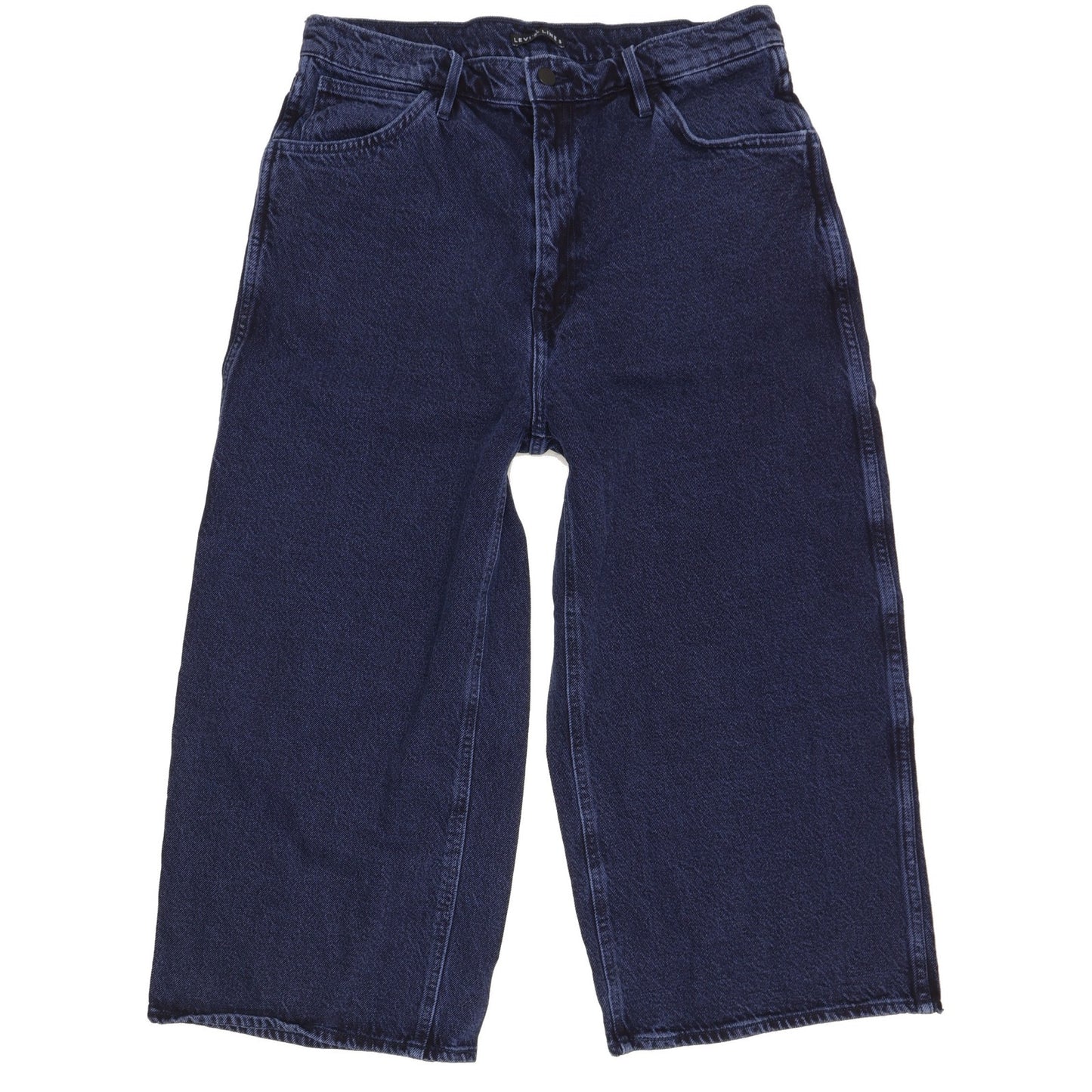 Levi's Line 8 Blue Straight Slim Cropped Jeans High Waisted W30 L30