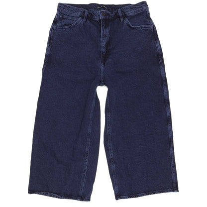 Levi's Line 8 Blue Straight Slim Cropped Jeans High Waisted W30 L30