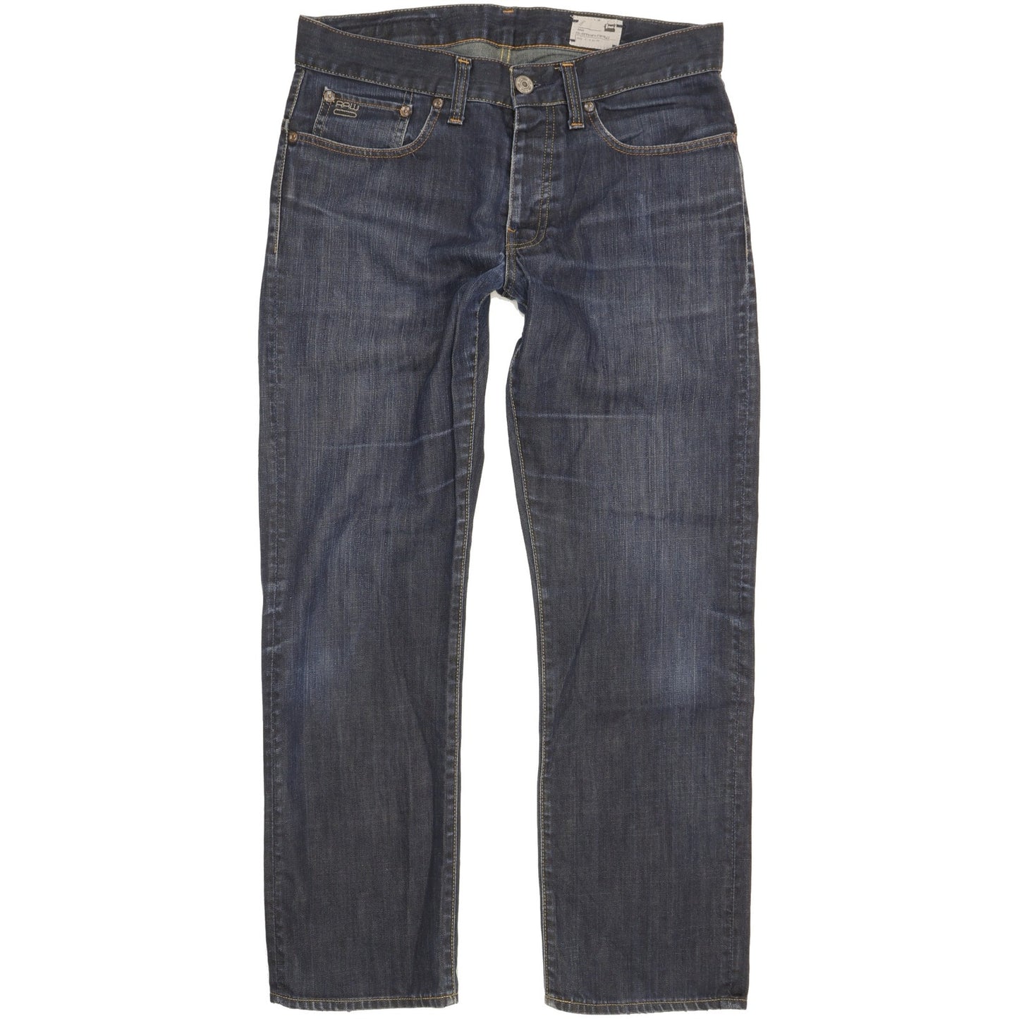 G-Star Men Blue Straight Regular Jeans W32 L28