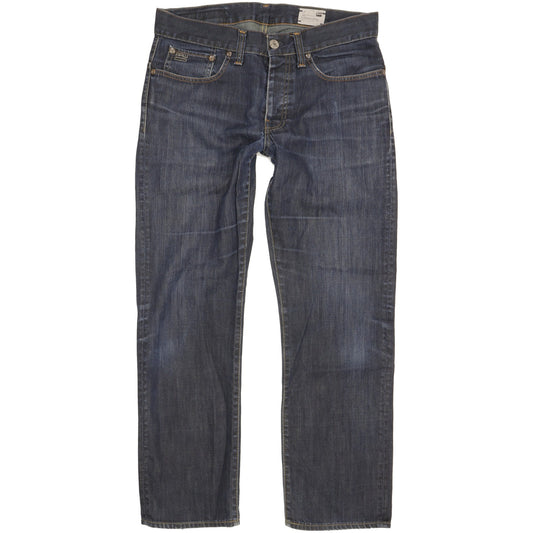 G-Star Men Blue Straight Regular Jeans W32 L28