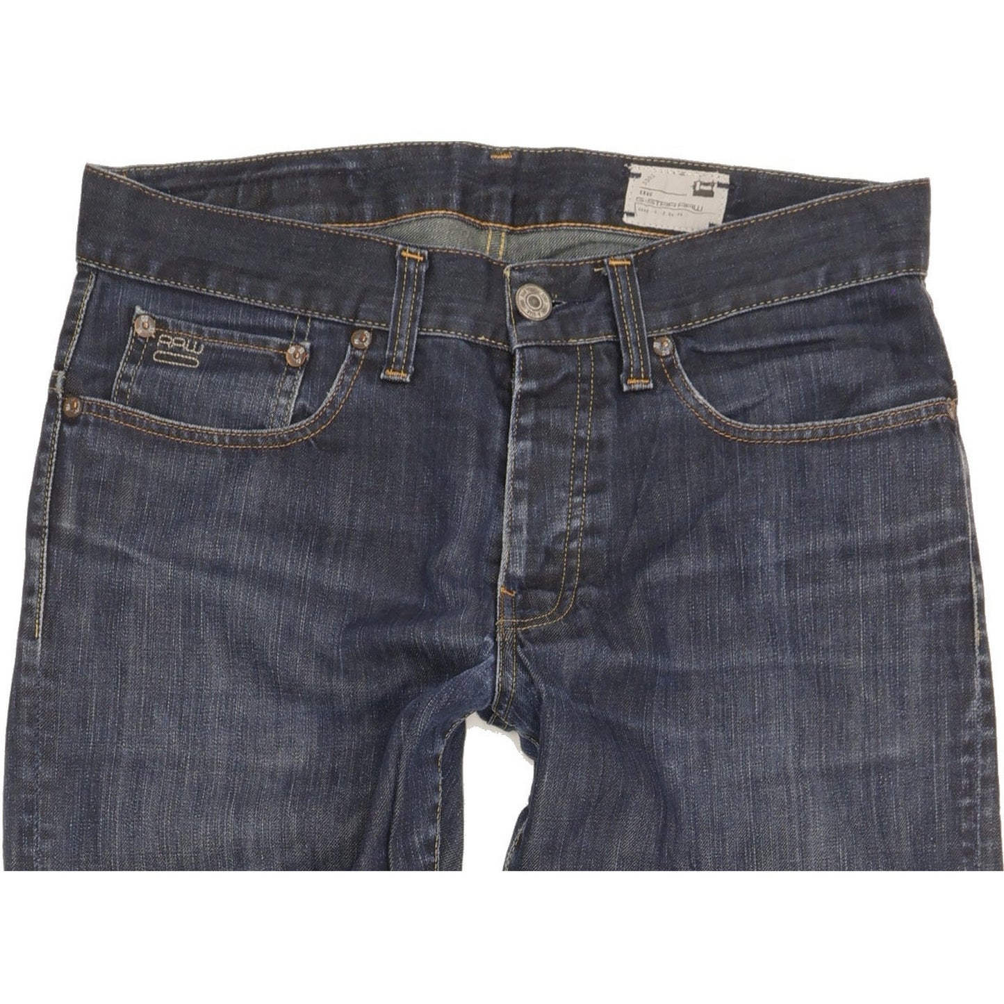 G-Star Men Blue Straight Regular Jeans W32 L28