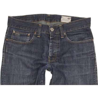 G-Star Men Blue Straight Regular Jeans W32 L28