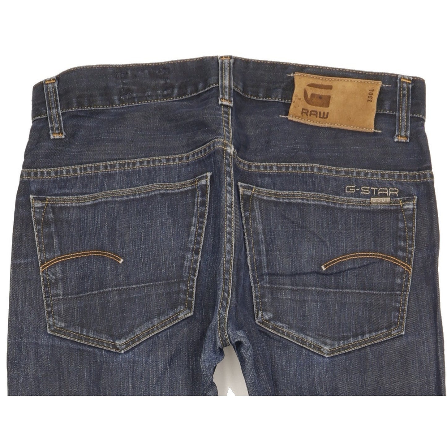 G-Star Men Blue Straight Regular Jeans W32 L28