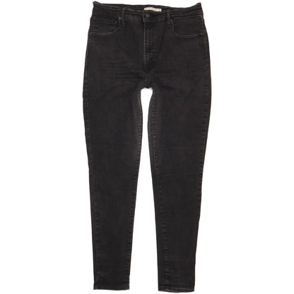 Levi's Mile Black Skinny Slim Stretch Jeans High Waisted W32 L31