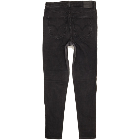Levi's Mile Black Skinny Slim Stretch Jeans High Waisted W32 L31