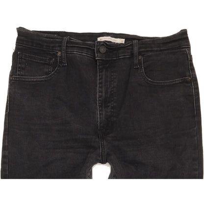 Levi's Mile Black Skinny Slim Stretch Jeans High Waisted W32 L31