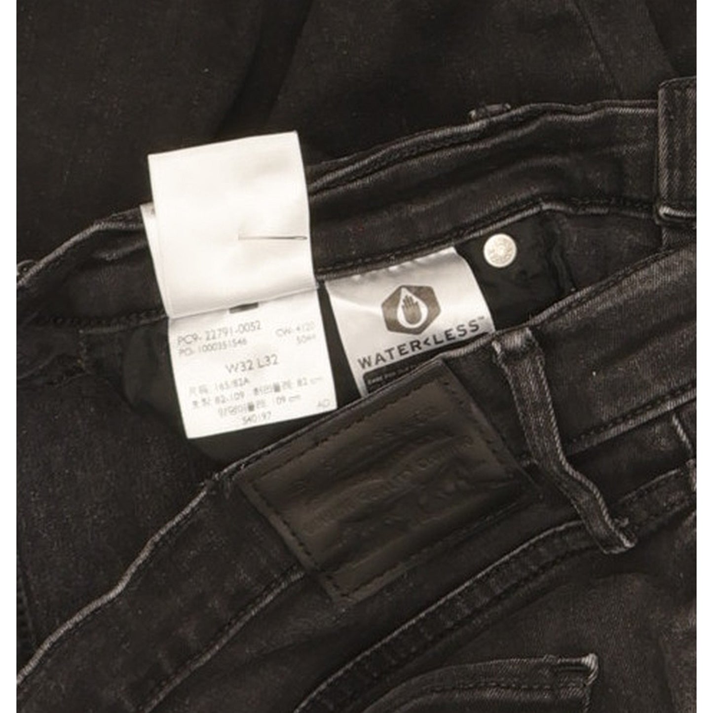 Levi's Mile Black Skinny Slim Stretch Jeans High Waisted W32 L31