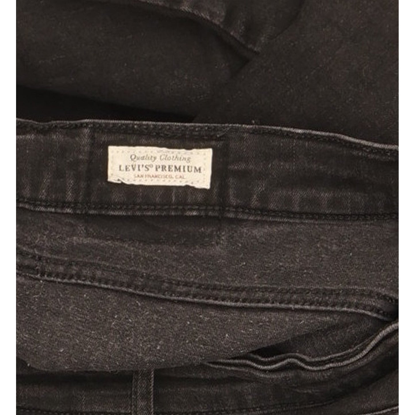 Levi's Mile Black Skinny Slim Stretch Jeans High Waisted W32 L31